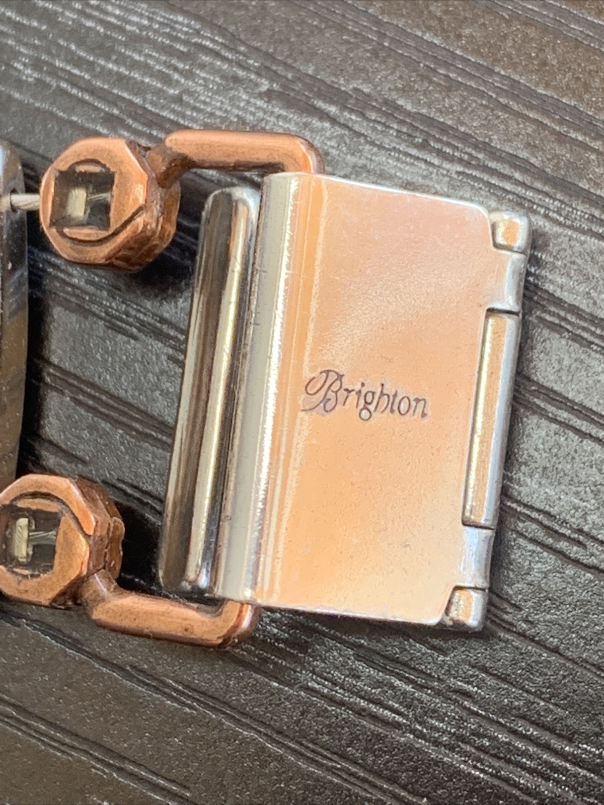 Signed Brighton Quality Silver Copper Southwester… - image 10