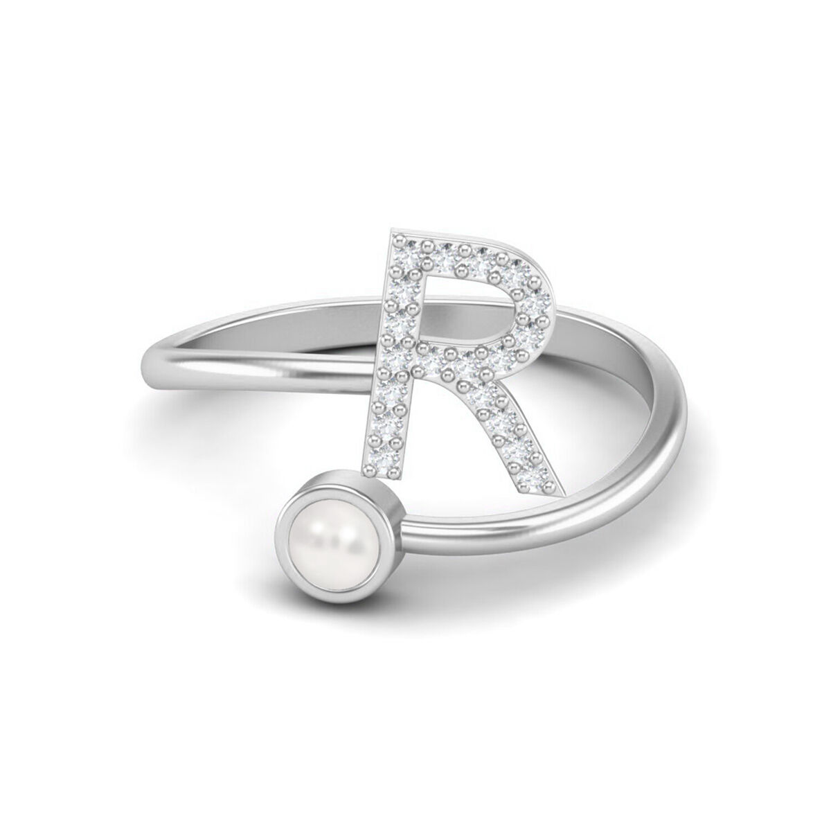 yuehao accessories rings women's 26 letter ring diamond rhinestone set  zirconia open adjustable rings jewelry accessories gifts elegant diamond  rings for women r - Walmart.com