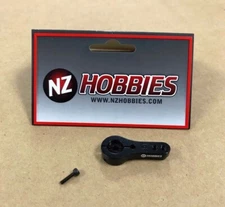 NZHOBBIES NZ0156BL Aluminum Servo Horn 25T (Black) Axial, Savox, Futaba Servos