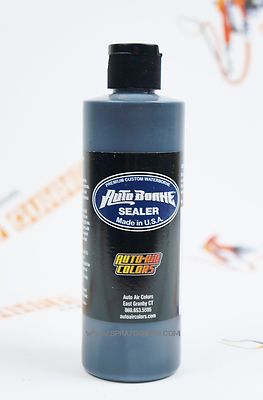 Createx Auto-Air Colors AutoBorne Paint Sealer 6002 8oz Black Waterborne