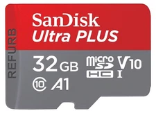 SanDisk Ultra Plus 32GB MicroSD Card