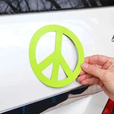 Mailbox Magnet Partial Cover Peace Sign  Assorted Colors Small Car Multi Use