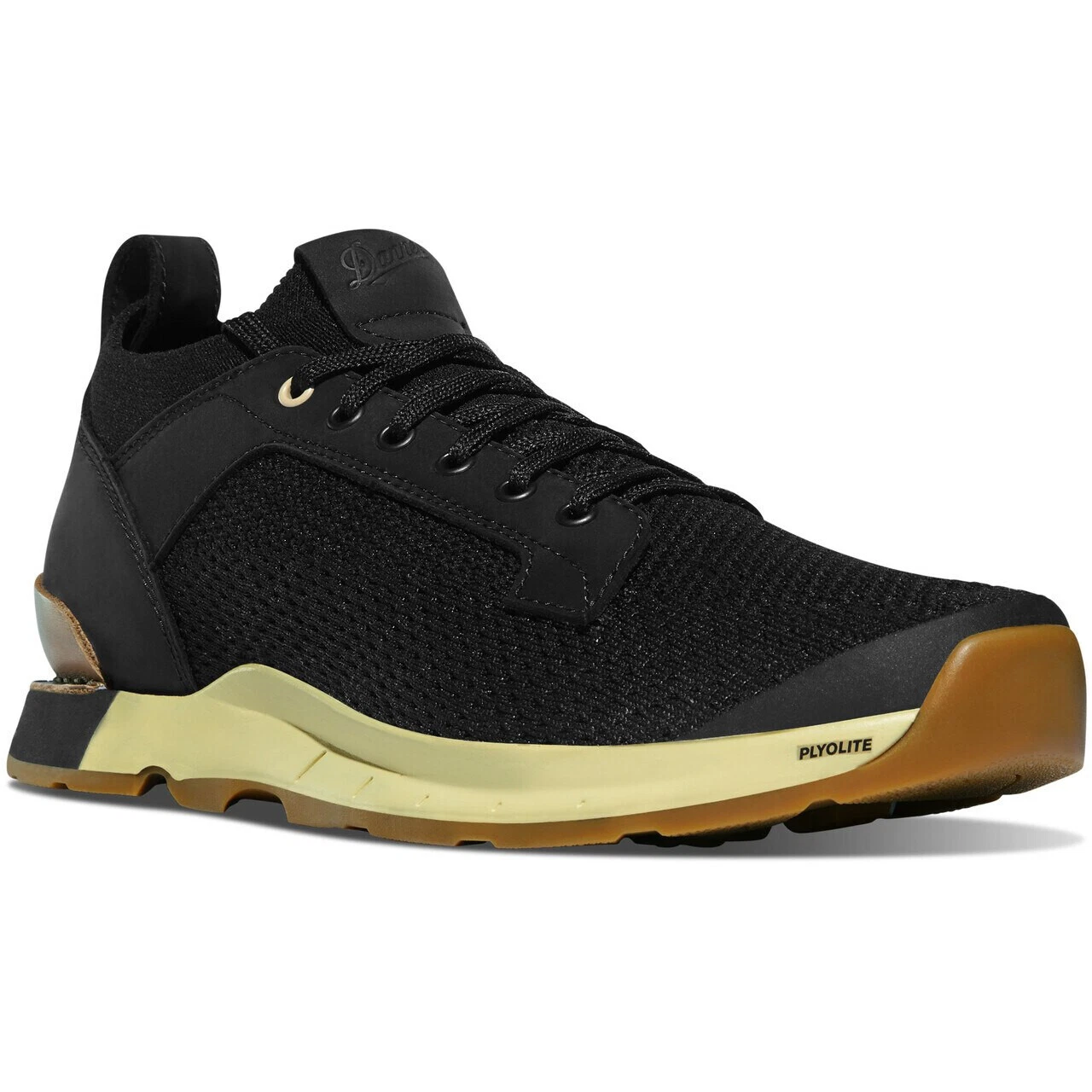 Danner Overlook Mens Jet Black Leather Water-Resistant Oxford Shoes