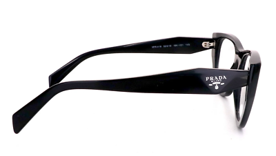 New Classic PRADA Eyeglasses VPR A18 16K-1O1 52-19 145 Black  display picture 1