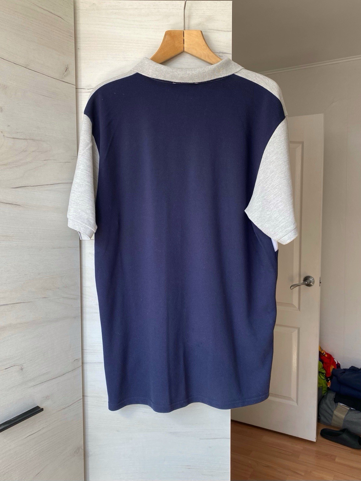 Polo vintage Yves Saint Laurent YSL a righe taglia XXL logo grande anni 90