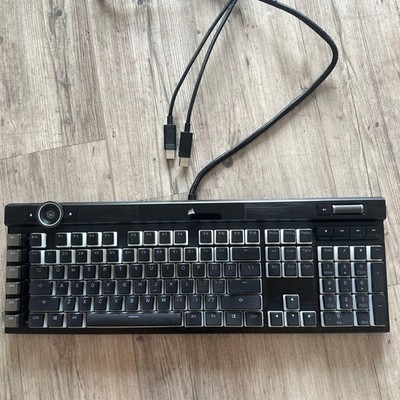 CORSAIR K100 Wired JP Cherry MX Red Mechanical Gaming Keyboard Ducky Keycaps