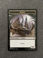 Mtg Demon Token NM Duel Deck Nissa Vs Ob Nixilis