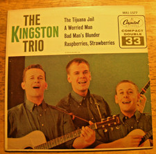 THE KINGSTON TRIO ~ COMPACT 33 DOUBLE ~ 1961 ~33 RPM EP ~RECORD NM  COVER NM