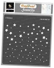 Star Stencils for Painting on Wood, Canvas, Paper, Fabric, Starry Sky 6"X6"