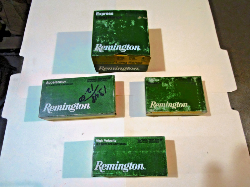 VINTAGE REMINGTON 12 GAUGE SHELL BOXES, AND 32 S&W -30-30 WIN CARTRIDGER BOXES
