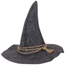 Wizard Felt Hat Witch Sorcerer Hats Adult Costume Scarecrow Accessory