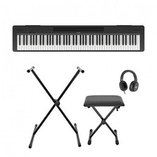 Yamaha P145 Digital Piano – Full Bundle – Stand, Chair, Pedal – Excellent
