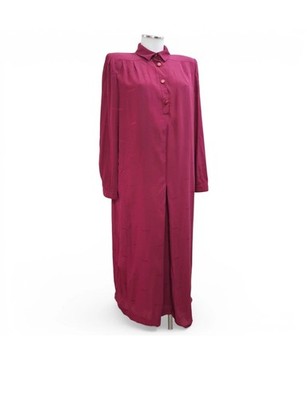 Valentino Damen Blusenkleid bordeaux Seide Gr. 48, italian archive 90s