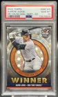 Aaron Judge 2022 Topps September HR 62 Home Run Challenge Winner /181 PSA 10