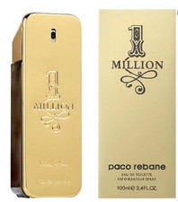 One 1 Million 3.4 oz for men by Paco Rabanne 3.4 fl oz 100 ml New in Box