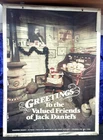 Vintage Jack Daniels Greetings Sign; 23x17.25; tin; VG