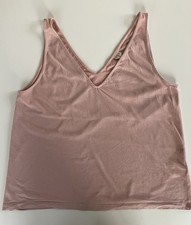 Arket Size Medium Women’s Pink Vest Tank Top Lyocell Cotton