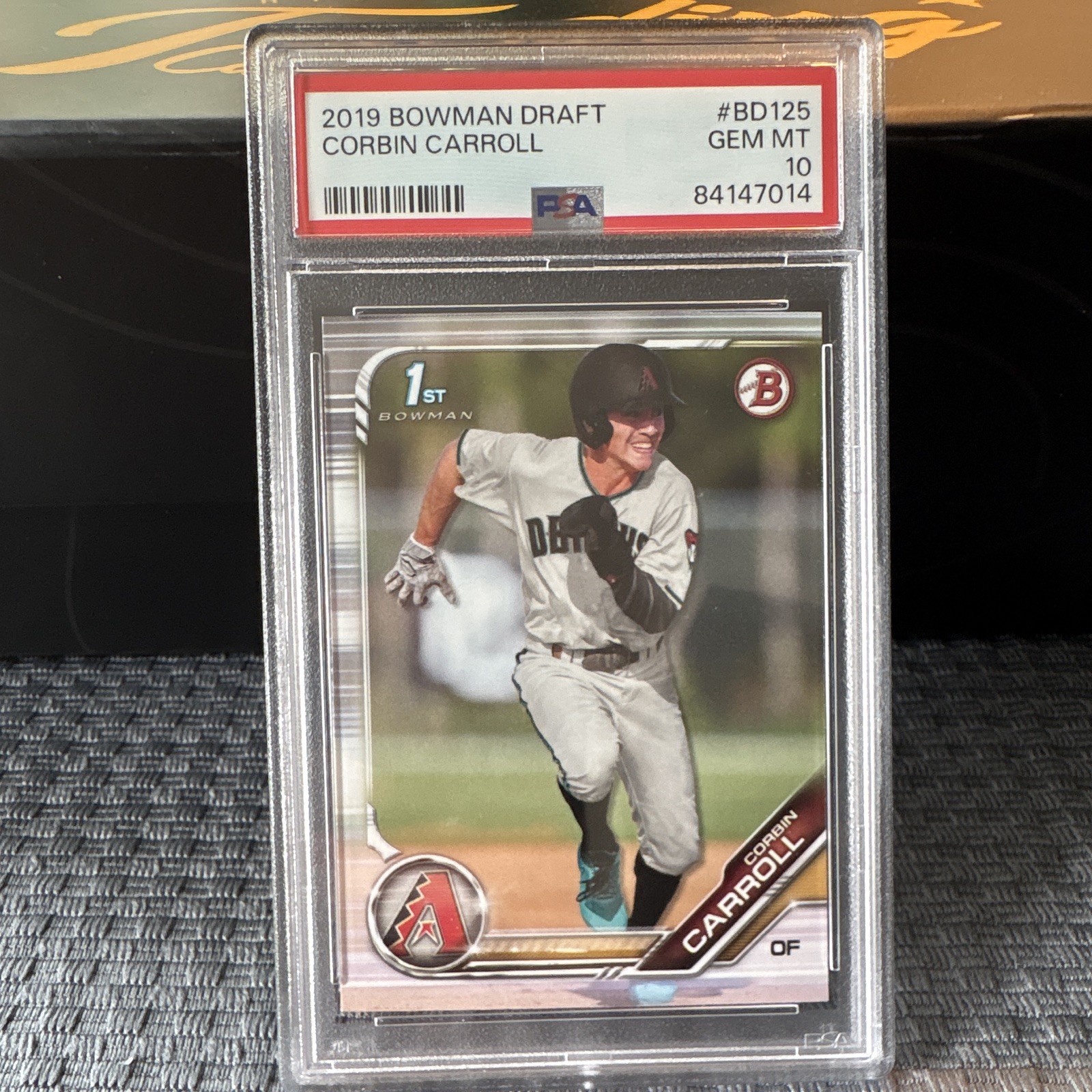 Bowman 2019 Draft Corbin Carroll #BD-125 1st Bowman PSA 10 Graded Card