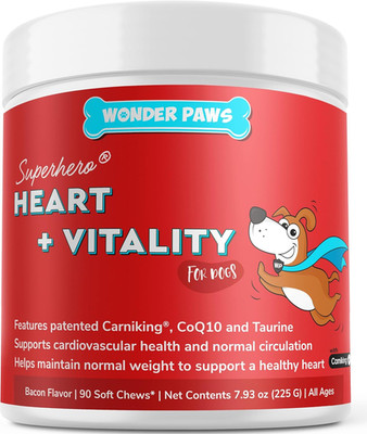 Cardio Support for Dogs   Cardiovascular Chews Heart Health, Circulation, Energy