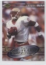 2000 Collector's Edge Supreme Perfect 10 Peter Warrick #1 0e8
