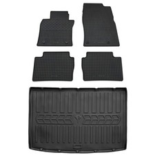 Gummi Fußmatten Kofferraumwanne für Mazda CX-30 ab 2019- DM Gummimatten Set