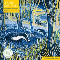 Adult Sustainable Jigsaw Puzzle Annie Soudain: Foraging By Moonlight | Spiel