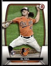 2023 Bowman #9 DL Hall RC Orioles Baseball Card 2101I