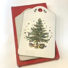 Vintage Nikko "Happy Holidays" Ceramic Snack Cheese Board