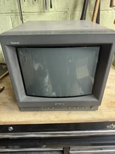 Sony Trinitron PVM-14N5U 14" Color Video CRT Monitor Retro Gaming Working