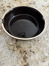 Vintage Brown Ceramic Ashtray