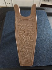 VINTAGE BOOT JACK PULLER FLORAL DESIGN FAUX TOOLED WESTERN