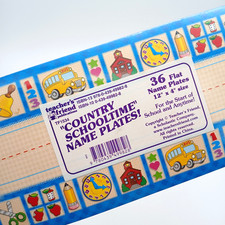 36 piece Teachers Friend Country Schooltime N...