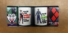 DC Comics Joker & Harley Quinn Couples Mug Set New In Box