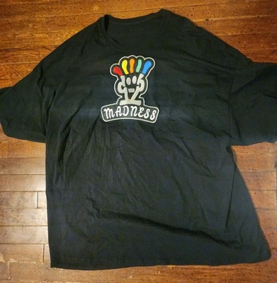 Madness Men's Sz 3XL/4XL Black T Shirt