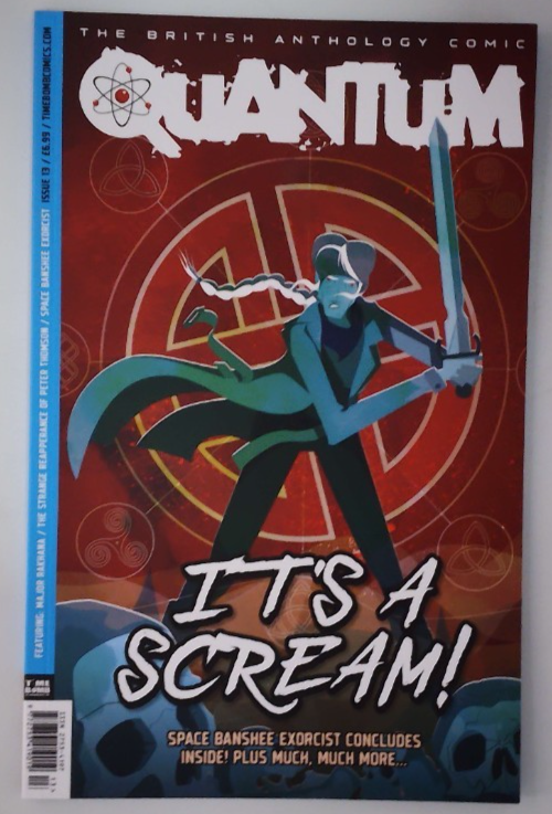 Quantum magazine #13 2026. The British Anthology Comic. It's a Scream!