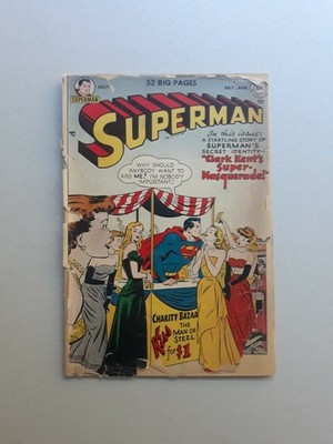 Superman 71 DC Comics Golden Age Superman 1951 