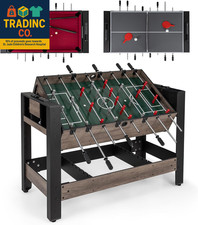 3 in 1 Multi Game Table, Swivel Combo Game Table with Foosball, Billiards Tabl
