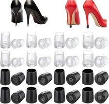 16 Pairs 32 Pcs Round High Heel Caps Replacement Protectors