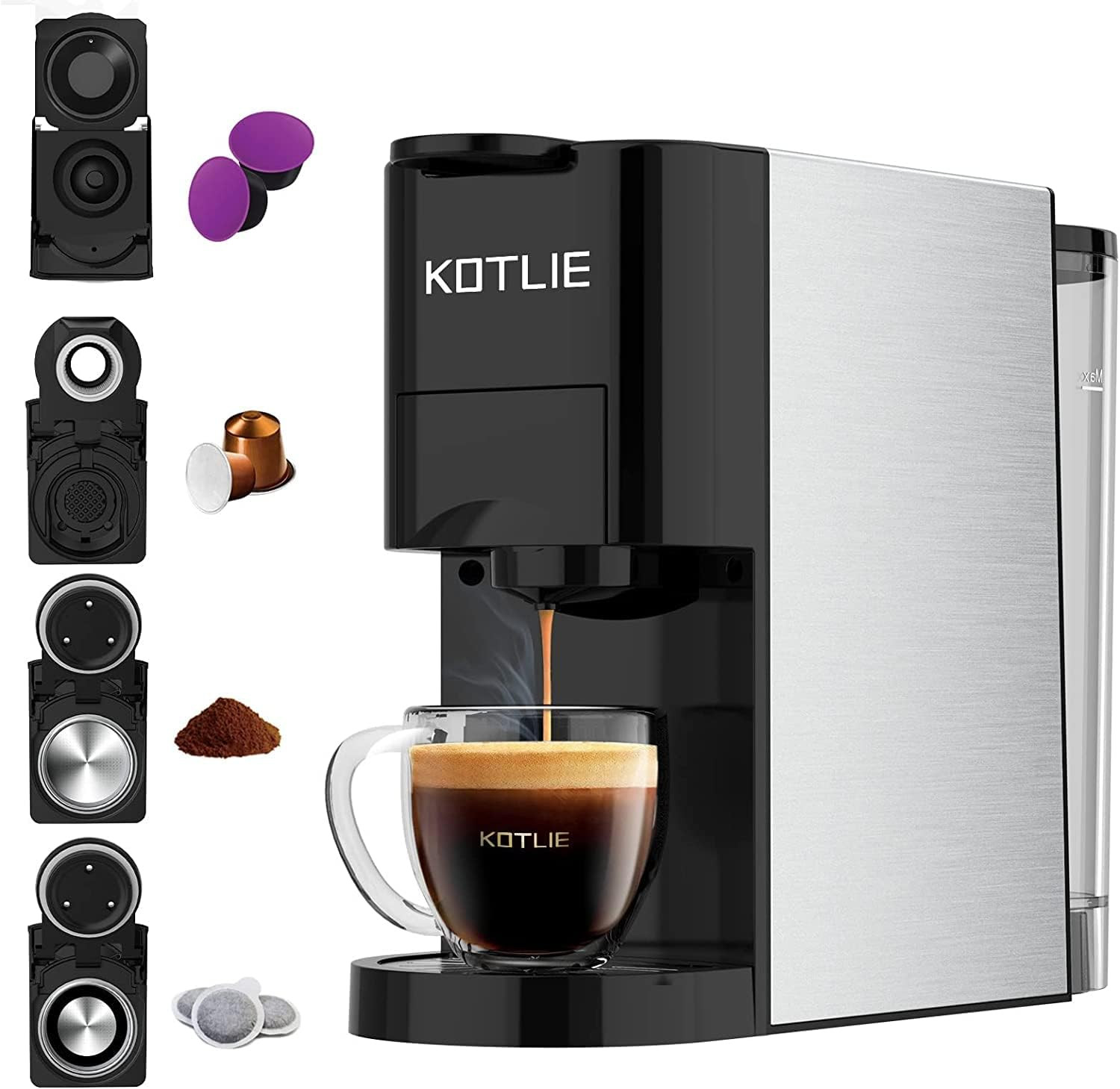 AC-513K: La Macchina Caffè 4 in 1 Perfetta per Camper e Ufficio