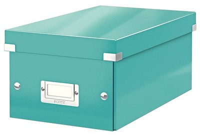 LEITZ DVD Ablagebox Click & Store WOW eisblau