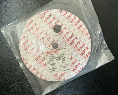 NEW-original packaging-HELICOIL Screw Thread Inserts Size 4-40. 1000 Piece Roll.