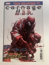 True Believers: Absolute Carnage - Carnage U.S.A. #1 - Signed by Clayton Crain