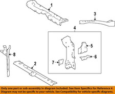 TOYOTA OEM 19-25 Corolla Radiator Support-H'lamp Bracket 5324602030