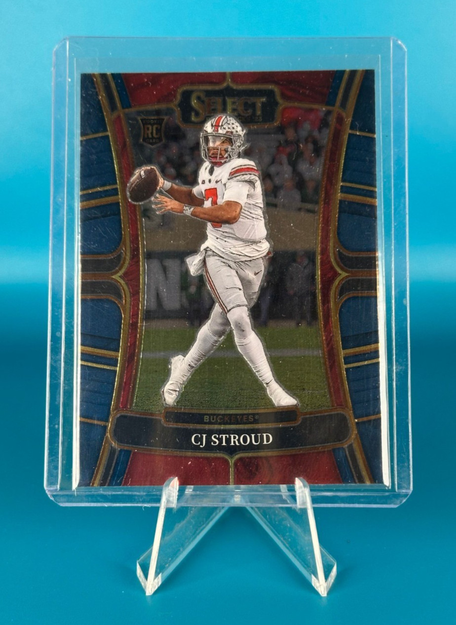 2023 Panini Select Draft Picks #2 C.J. Stroud Rookie Blue Ohio State Buckeyes