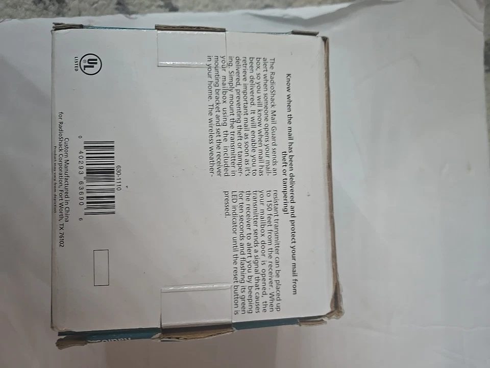 RadioShack Wireless Mail Guard 63-1110 - Mailbox Open Alert Device Security ULN - Image 2 of 4