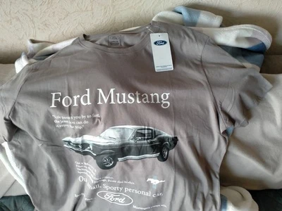 FORD Mustang T-Shirt US-Car Official Licensed Design Motiv Emblem Logo  - Bild 1 von 4