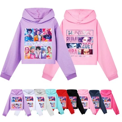 MARKENLOS Mädchen Dämonenjäger Hoodies Lange Ärmel Sweatshirt Kinder K-POP Pullover