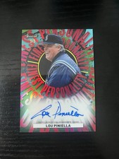 Lou Piniella 2026 Topps Finest Finest Personality Red Auto 5/5 Mariners