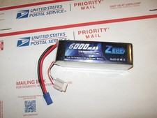Zeee 22.2V 100C 6000mAh 6S Lipo Battery EC5 for RC Helicopter Airplane Car Truck