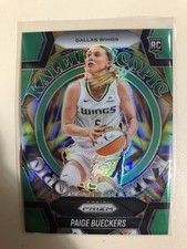 2025 Panini Prizm WNBA #14 Paige Bueckers Kaleidoscopic Rookie RC Green Prizm SP